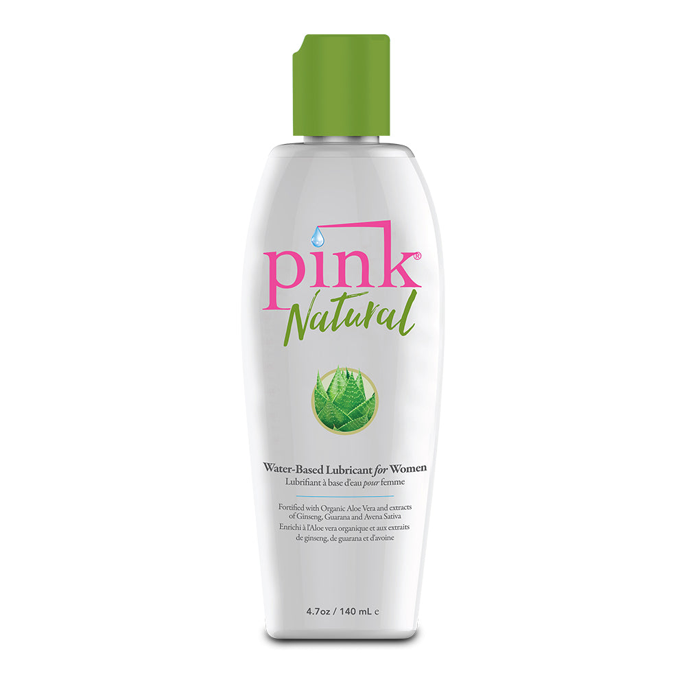 Pink Natural Water-Based Lubricant 4.7 oz. | 891306000920 | Available at EroticWarehouse.com