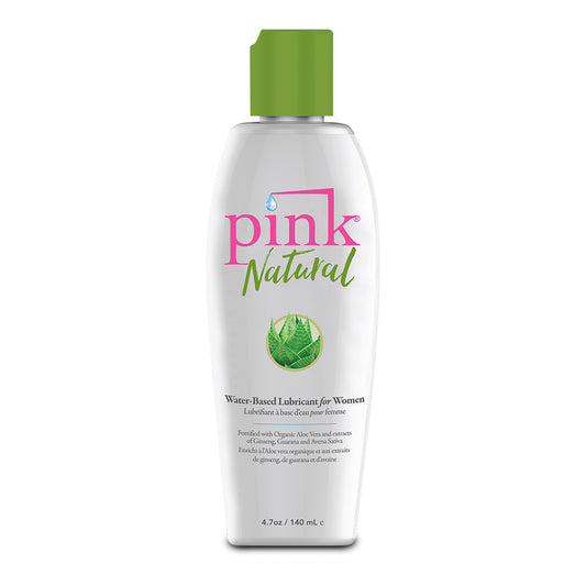 Pink Natural Water-Based Lubricant 4.7 oz. | 891306000920 | Available at EroticWarehouse.com