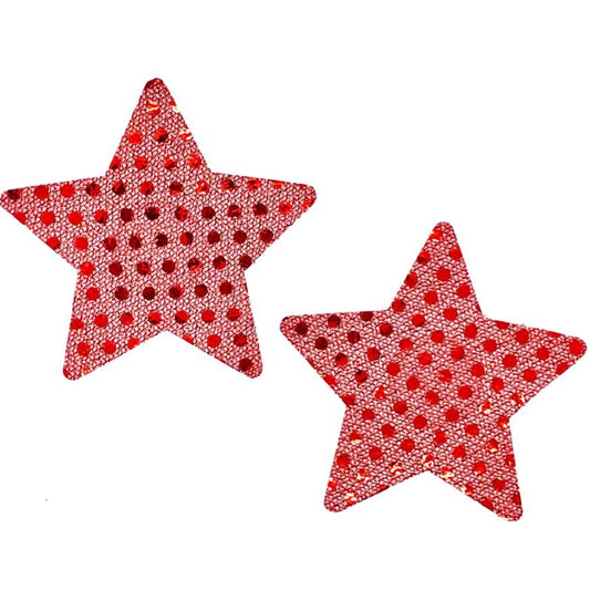 Sequence Star Pasties Red O/S | 8932130101277 | Available at EroticWarehouse.com