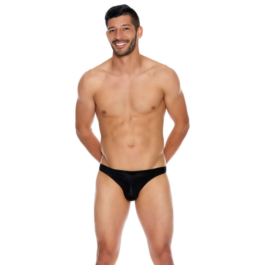 Men's Microfiber Open Back Underwear Black S/M | 8932130108139 | Available at EroticWarehouse.com