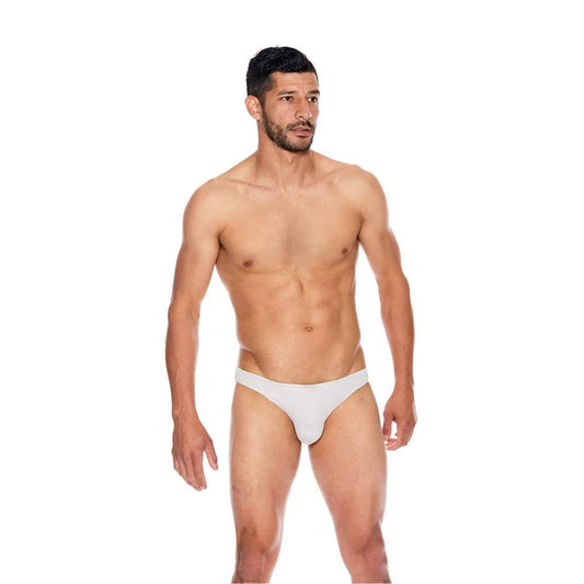 Men's Microfiber Open Back Underwear Grey L/Xl | 8932130408130 | Available at EroticWarehouse.com
