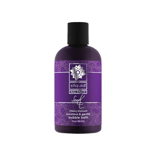 Sliquid Soak Bubble Bath Cherry Blossom 8.5 oz. | 894147000562 | Available at EroticWarehouse.com