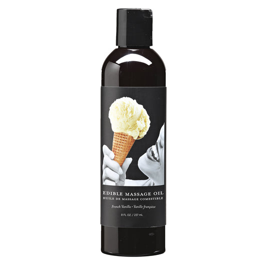 Massage Oil Edible Vanilla 8 oz. | 898788000929 | Available at EroticWarehouse.com