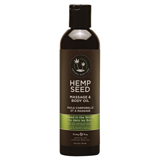 Naked In The Woods Massage Oil 8 oz. | 898788000950 | Available at EroticWarehouse.com