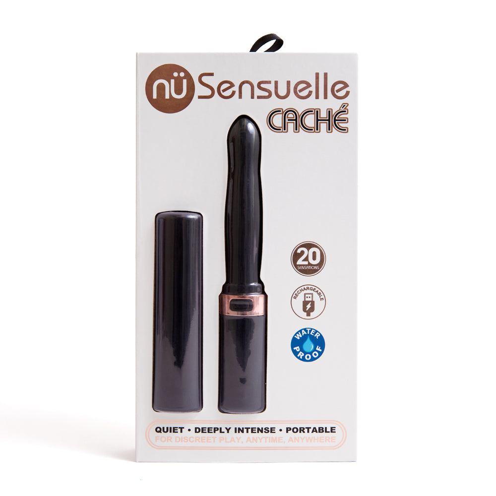 Nu Sensuelle Cache 20 Function Discreet Vibe Black | 9342851001944 | Available at EroticWarehouse.com