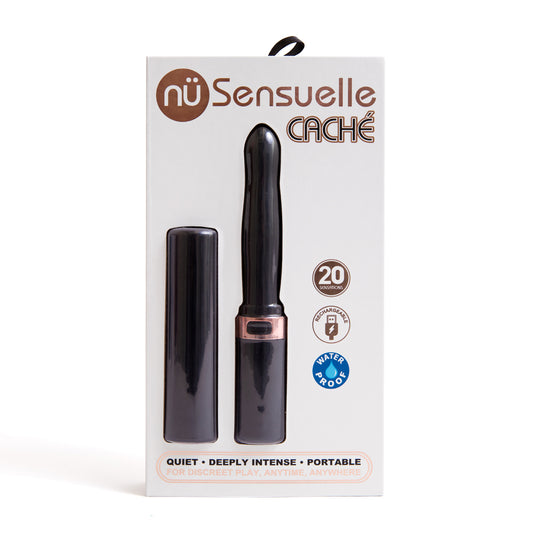 Nu Sensuelle Cache 20 Function Discreet Vibe Black | 9342851001944 | Available at EroticWarehouse.com