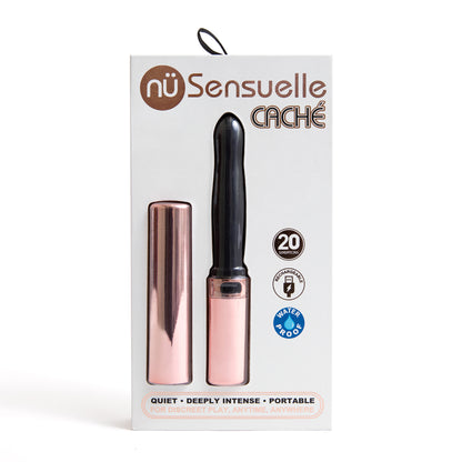 Nu Sensuelle Cache 20 Function Discreet Vibe Rose Gold | 9342851001951 | Available at EroticWarehouse.com