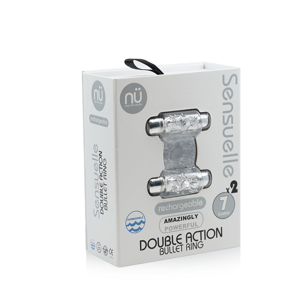 Nu Sensuelle Double Action Clear | 9342851002217 | Available at EroticWarehouse.com