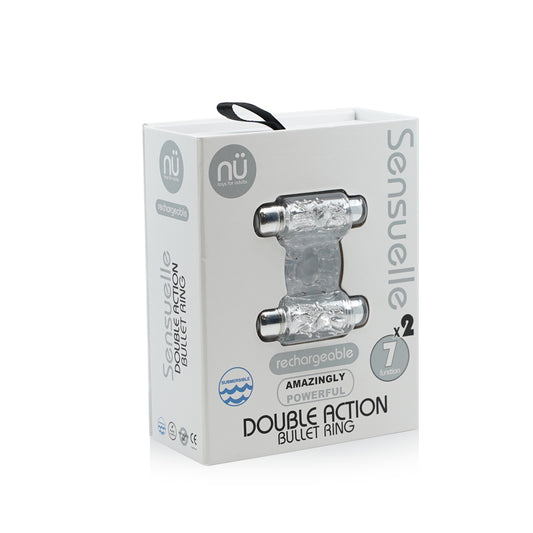 Nu Sensuelle Double Action Clear | 9342851002217 | Available at EroticWarehouse.com