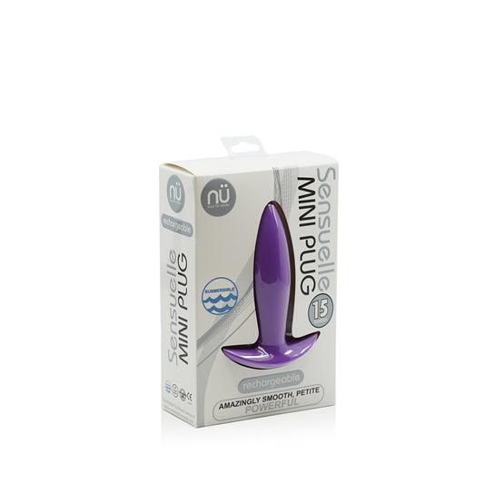 Nu Sensuelle Mini Plug Purple | 9342851002286 | Available at EroticWarehouse.com