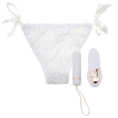 Nu Sensuelle Pleasure Panty White | 9342851002422 | Available at EroticWarehouse.com