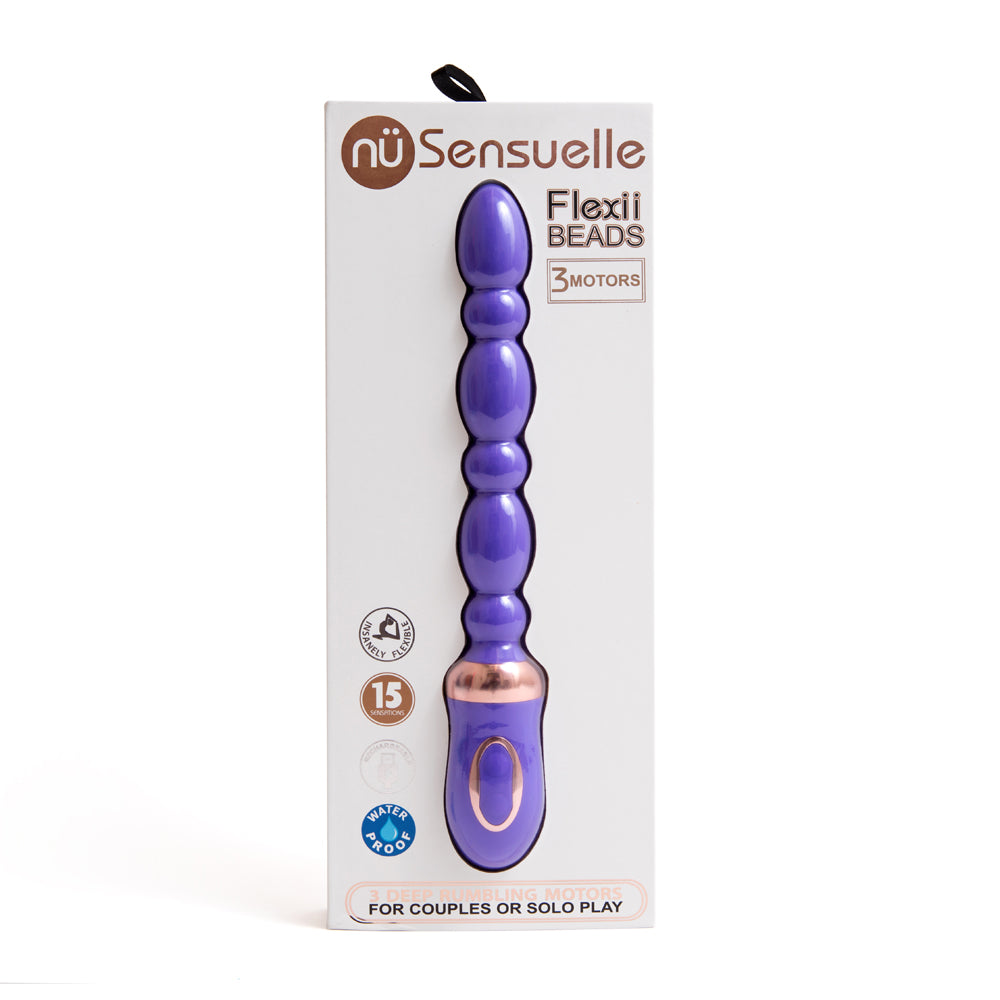 Nu Sensuelle Flexii Beads Ultra Violet | 9342851002941 | Available at EroticWarehouse.com
