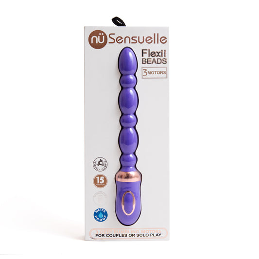 Nu Sensuelle Flexii Beads Ultra Violet | 9342851002941 | Available at EroticWarehouse.com