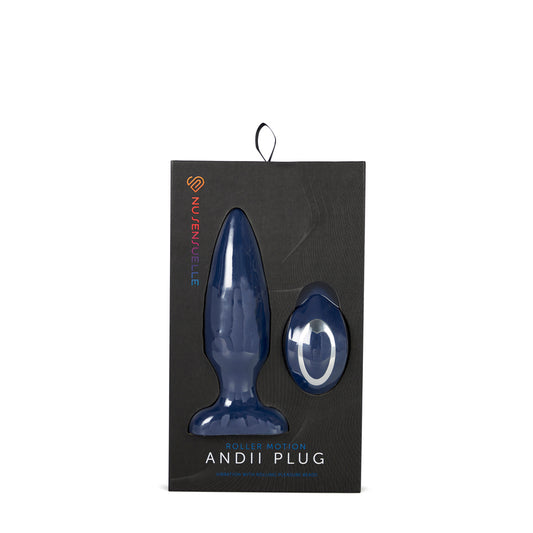 Nu Sensuelle Andii Plug Navy Blue | 9342851002989 | Available at EroticWarehouse.com