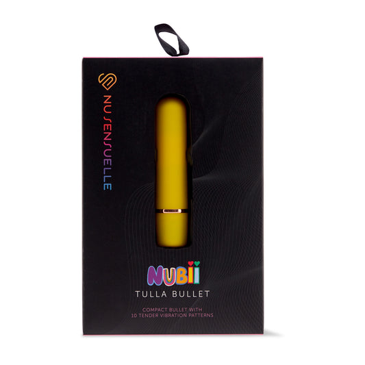 Nu Sensuelle Tulla Rounded Bullet Yellow | 9342851003207 | Available at EroticWarehouse.com