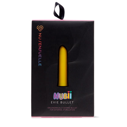 Nu Sensuelle Evie Slanted Bullet Yellow | 9342851003221 | Available at EroticWarehouse.com