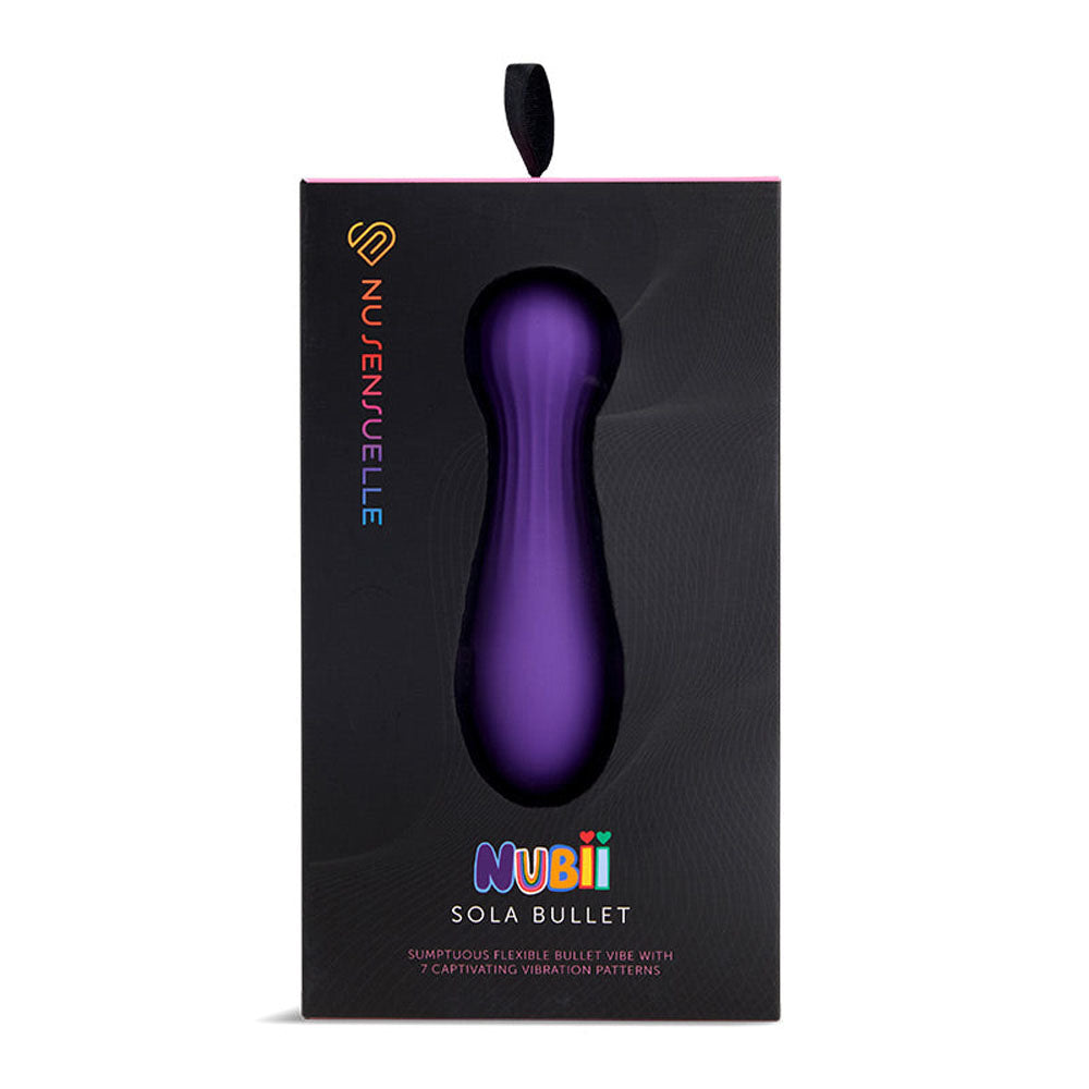 Sola Nubii Flexible Bullet Purple | 9342851003351 | Available at EroticWarehouse.com