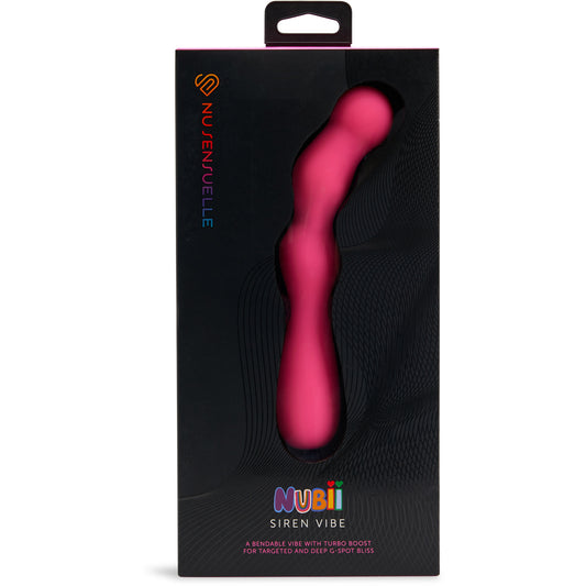 Siren Nubii G-Spot Vibe W/ Hinge Pink | 9342851003450 | Available at EroticWarehouse.com