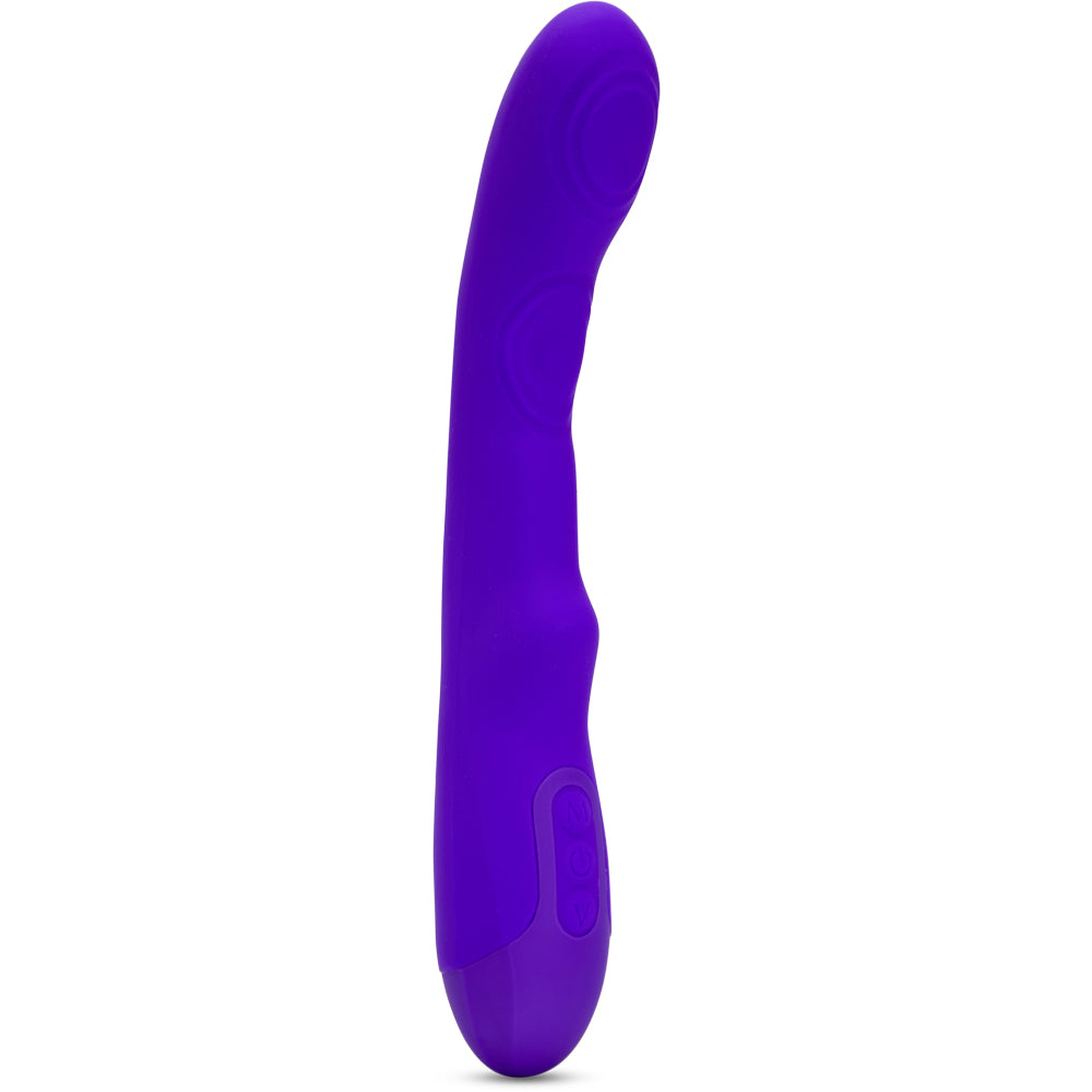 Nu Sensuelle Vivi Double Tapping Vibe Deep Purple | 9342851003474 | Available at EroticWarehouse.com