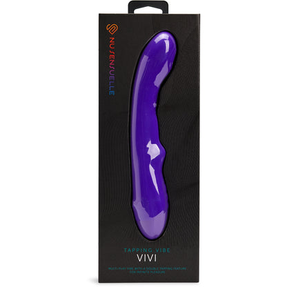 Nu Sensuelle Vivi Double Tapping Vibe Deep Purple | 9342851003474 | Available at EroticWarehouse.com