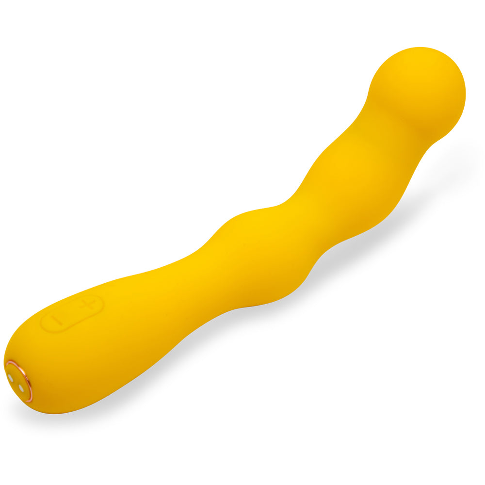 Siren Nubii G-Spot Vibe W/ Hinge Yellow | 9342851003481 | Available at EroticWarehouse.com