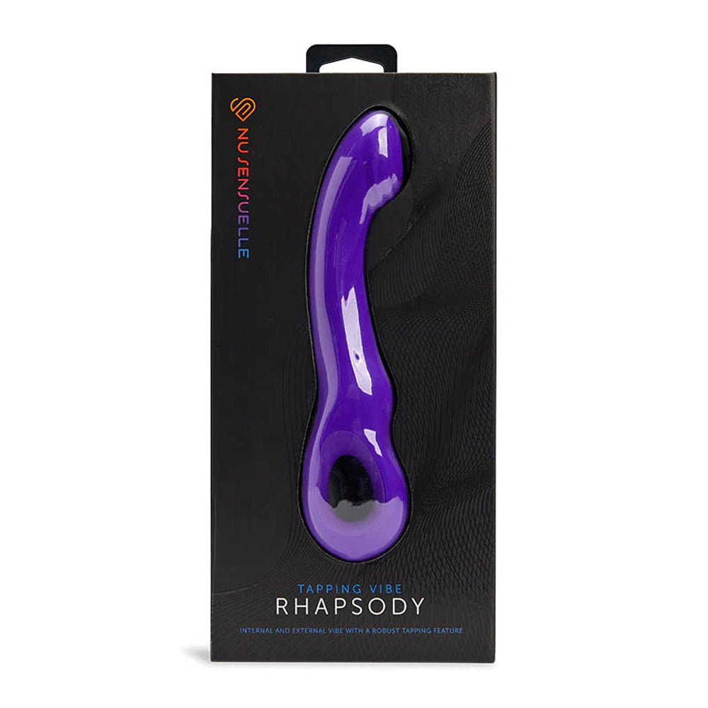 Nu Sensuelle Rhapsody Tapping Vibe Deep Purple | 9342851003504 | Available at EroticWarehouse.com