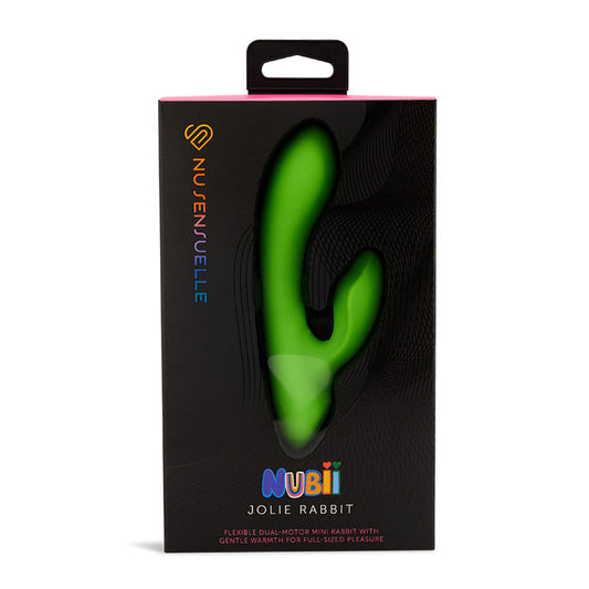 Jolie Nubii Warming Mini Rabbit Lime Green | 9342851003566 | Available at EroticWarehouse.com