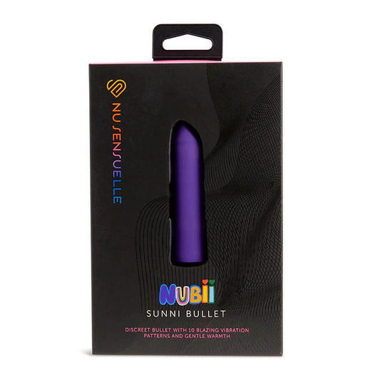 Sunni Nubii Warming Bullet Purple | 9342851003597 | Available at EroticWarehouse.com