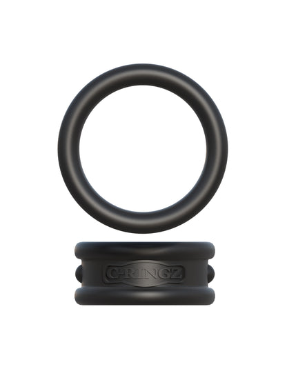 Fantasy C-Ringz Max Width Silicone Rings - Black | 603912358414 | Available at EroticWarehouse.com