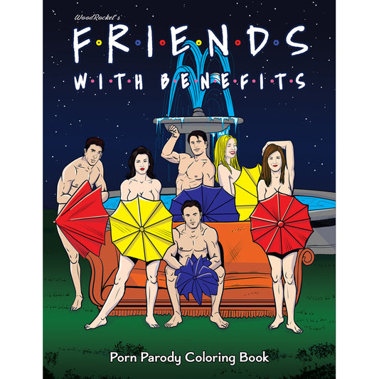 Friends With Benefits Coloring Book | 9781956562132 | Available at EroticWarehouse.com