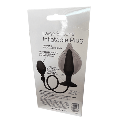 Large Silicone Inflatable Plug by CalExotics | 716770093820 | Available at EroticWarehouse.com