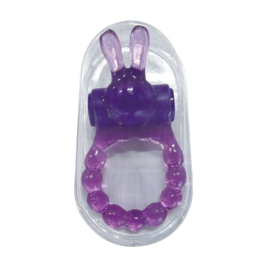 Vibrating Bunny Ring - Purple | 605632284066 | Available at EroticWarehouse.com