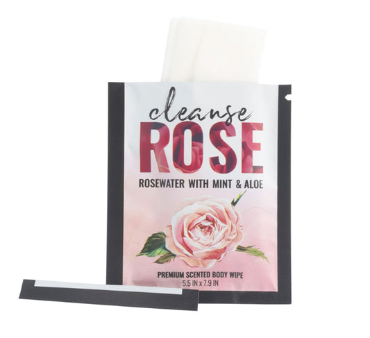 Alchemy Cleanse Rosewater Body Wipes 16 Ct | 850013071517 | Available at EroticWarehouse.com