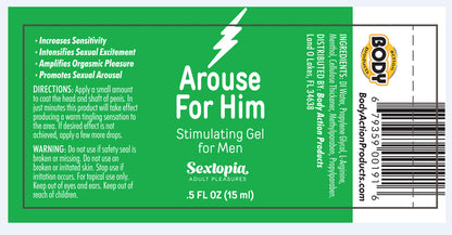 Arouse for Him Stimulating Gel 5 Oz | 679359001916 | Available at EroticWarehouse.com