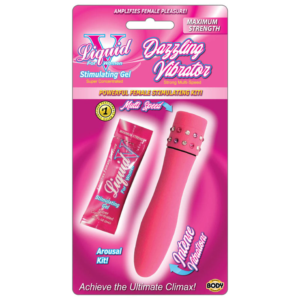Liquid v Dazzling Vibrator Kit | 679359001442 | Available at EroticWarehouse.com