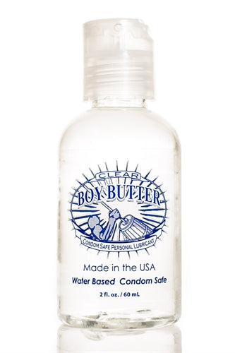Boy Butter Clear H2O 2 Oz Water Based Lube | 855951200128 | Available at EroticWarehouse.com