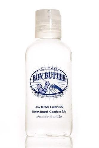 Boy Butter Clear H2O 4 Oz Water Based Lube | 855951200135 | Available at EroticWarehouse.com