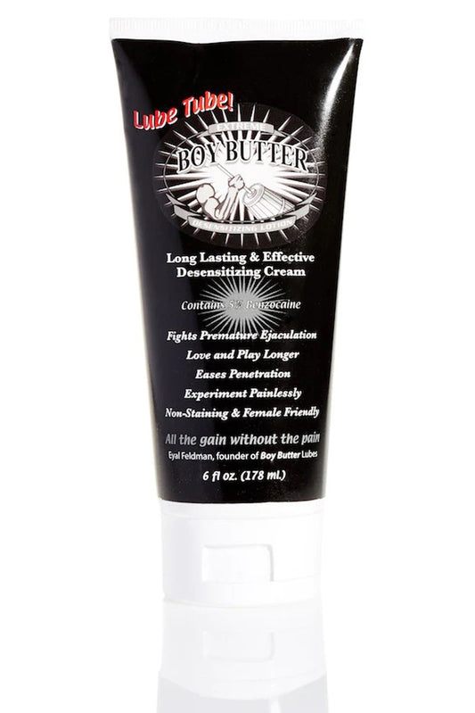 Boy Butter Extreme Desensitizing Cream - 6 Fl. Oz Tube | 855951001039 | Available at EroticWarehouse.com