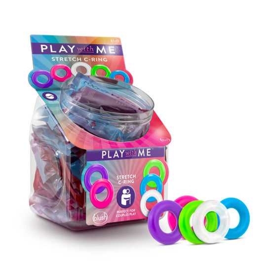 Play With Me - Stretch C-Ring - 50 Pc | 853858007611 | Available at EroticWarehouse.com