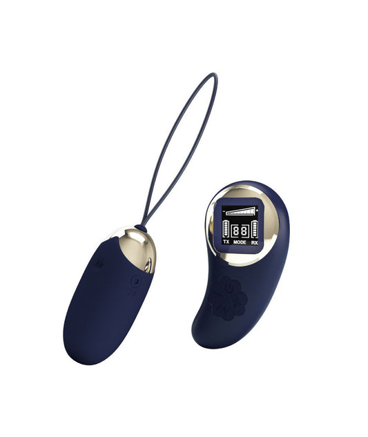 Mina Vibrating Remote Control Egg - Blue | 6959532334579 | Available at EroticWarehouse.com