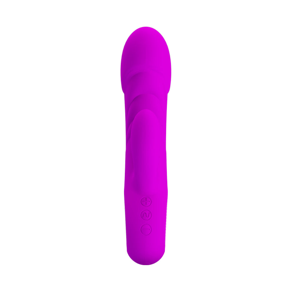 Pretty Love Ansel Rabbit Vibe - Fuchsia | 6959532330885 | Available at EroticWarehouse.com
