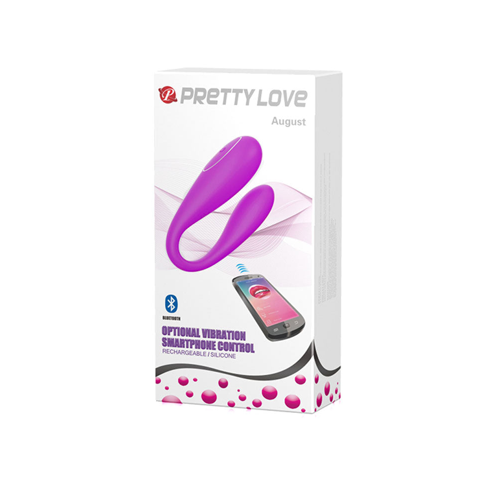 Pretty Love August Optional Vibration Smartphone Bluetooth Control | 6959532321265 | Available at EroticWarehouse.com