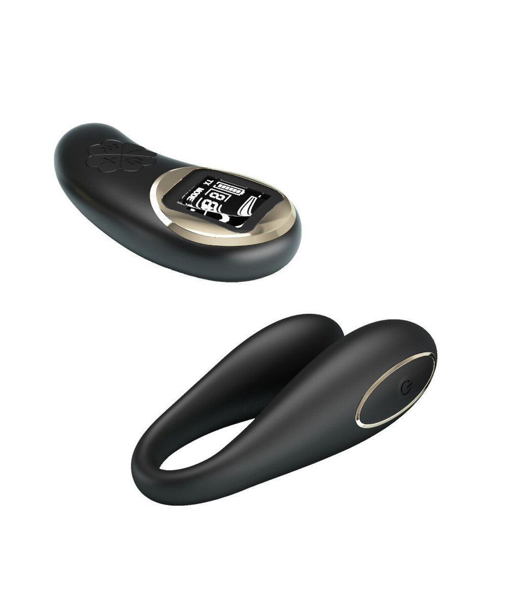 Nathan Double Pleasure Remote Control Vibrator - Black | 6959532329698 | Available at EroticWarehouse.com