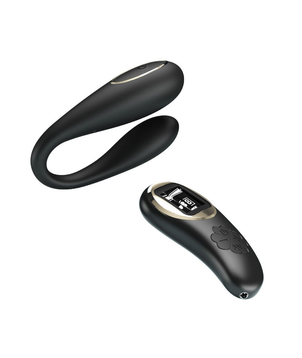 Nathan Double Pleasure Remote Control Vibrator - Black | 6959532329698 | Available at EroticWarehouse.com