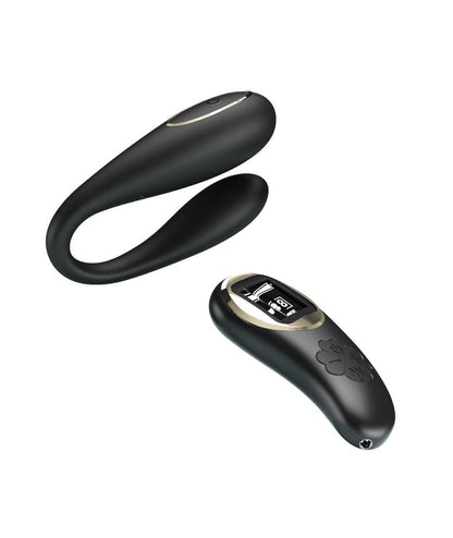 Nathan Double Pleasure Remote Control Vibrator - Black | 6959532329698 | Available at EroticWarehouse.com