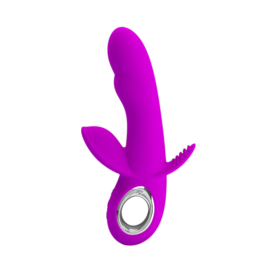 Pretty Love Humphrey Bendable Front and Back Rabbit - Fuchsia | 6959532321937 | Available at EroticWarehouse.com
