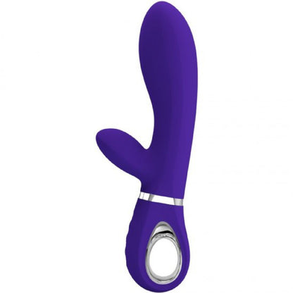 Thomas Super Soft Silicone Rabbit Vibrator - Purple | 6959532334784 | Available at EroticWarehouse.com