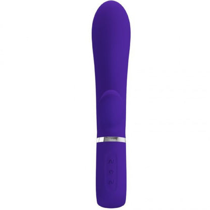 Thomas Super Soft Silicone Rabbit Vibrator - Purple | 6959532334784 | Available at EroticWarehouse.com