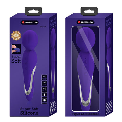 Walter Super Soft Silicone Wand - Violet | 6959532334777 | Available at EroticWarehouse.com
