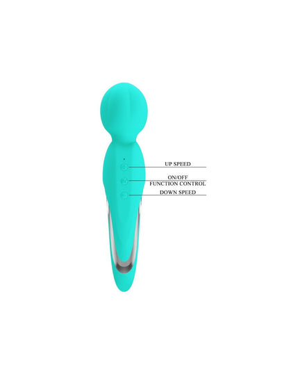 Walter Super Soft Silicone Wand - Seafoam by Pretty Love 6959532334920 available at EroticWarehouse.com
